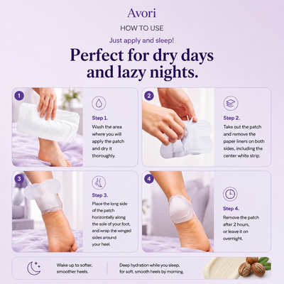 Avori Shea Butter Heel Patches