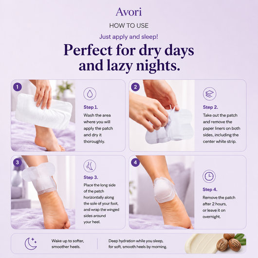 Avori Shea Butter Heel Patches