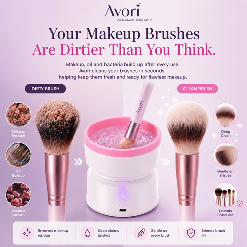 Avori Electric Makeup Brush Cleaner