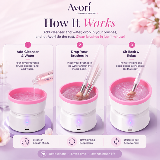 Avori Electric Makeup Brush Cleaner