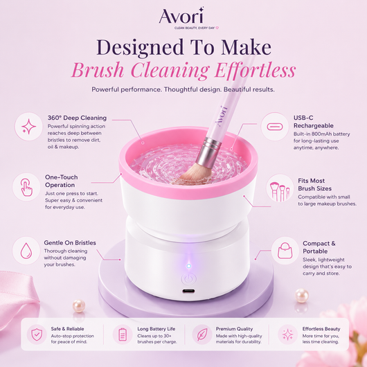 Avori Electric Makeup Brush Cleaner