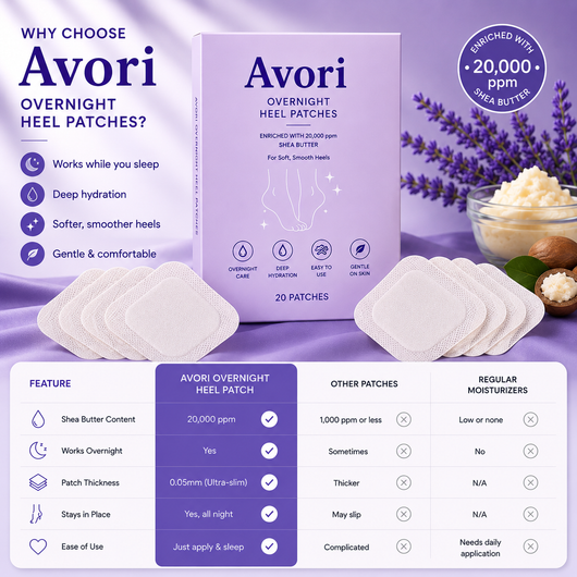 Avori Shea Butter Heel Patches