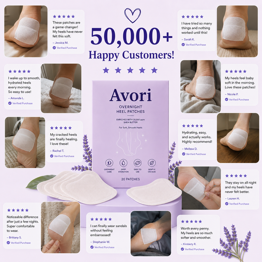 Avori Shea Butter Heel Patches